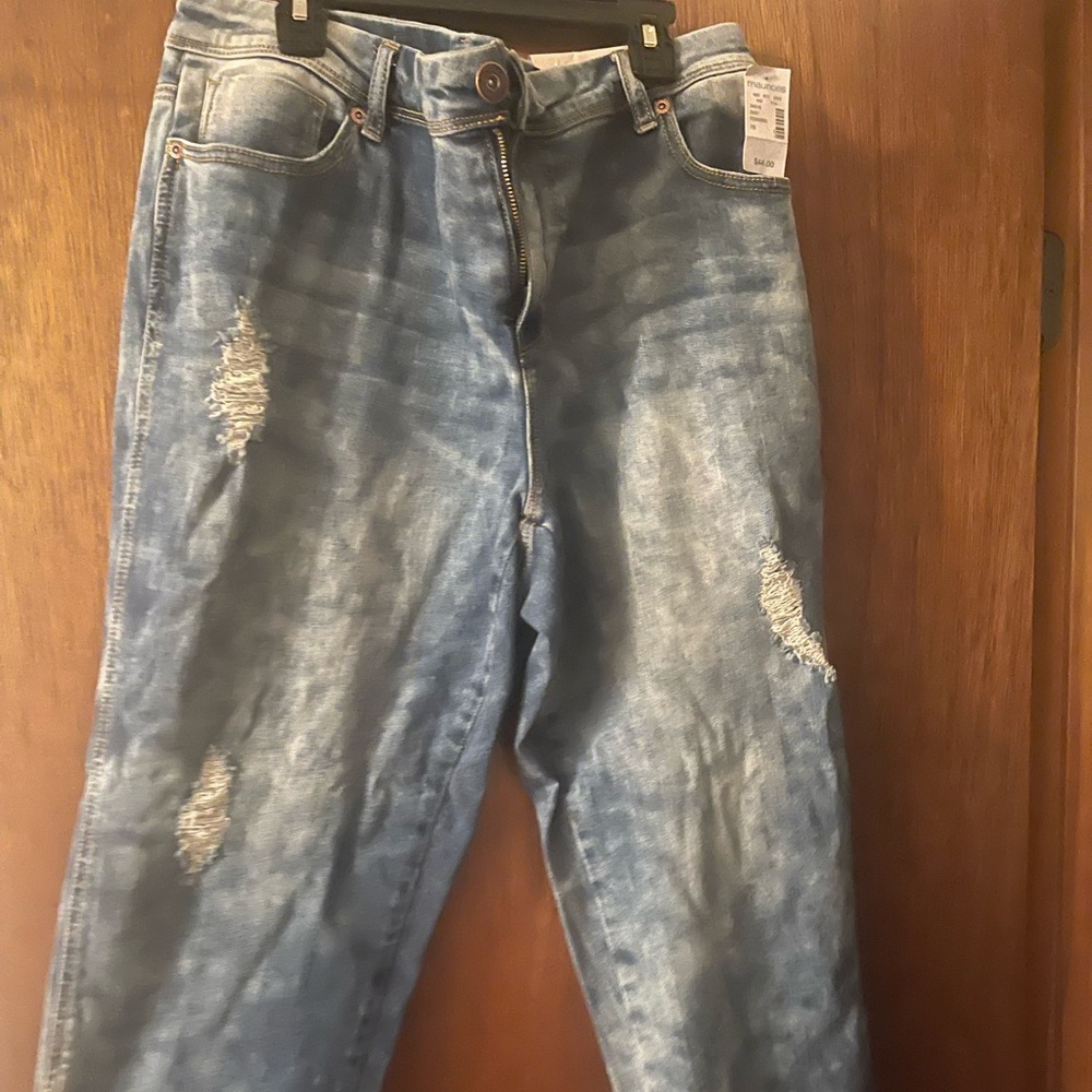 Cropped knee jeans(22”) size 18 NWT